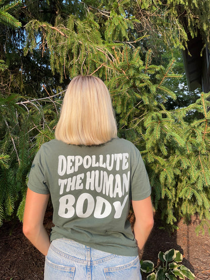 Depollute The Human Body Women's HW Tshirt