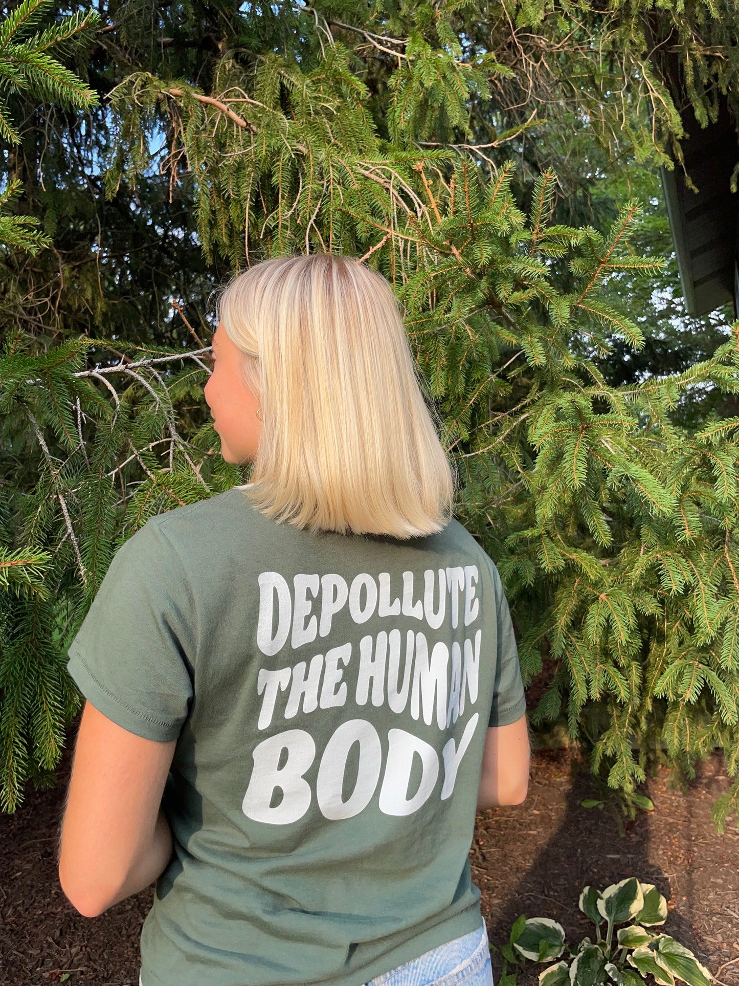 Depollute The Human Body Women's HW Tshirt